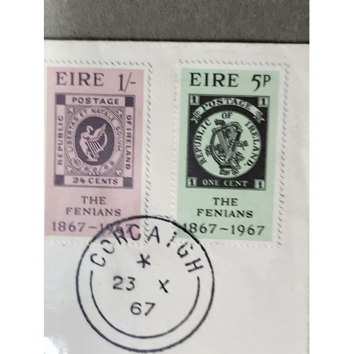 1324 - A folder with Irish First Day Covers featuring a first class High Value Collection of Approximately ... 