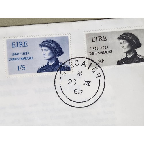 1324 - A folder with Irish First Day Covers featuring a first class High Value Collection of Approximately ... 