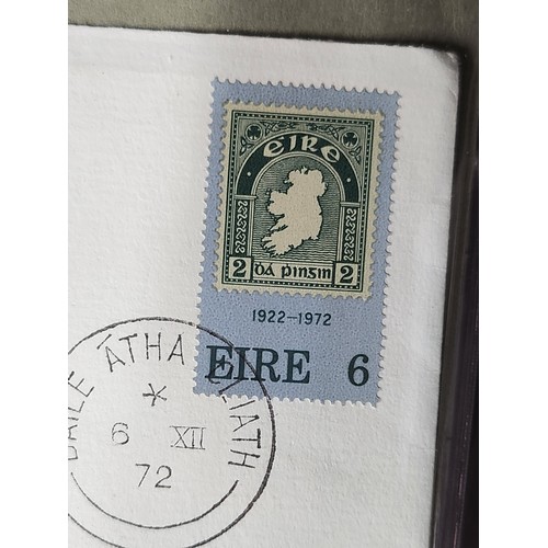 1324 - A folder with Irish First Day Covers featuring a first class High Value Collection of Approximately ... 