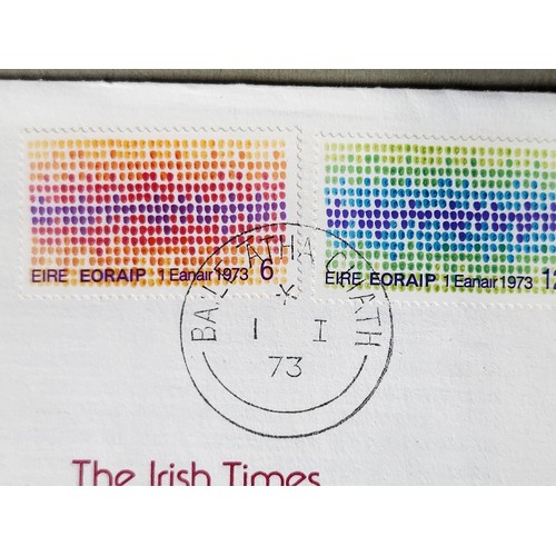 1324 - A folder with Irish First Day Covers featuring a first class High Value Collection of Approximately ... 