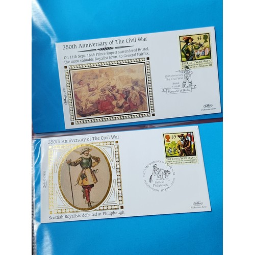 1323 - A Fine collection of British and world commemorative, First day covers. Includes a fine set of 24 in... 