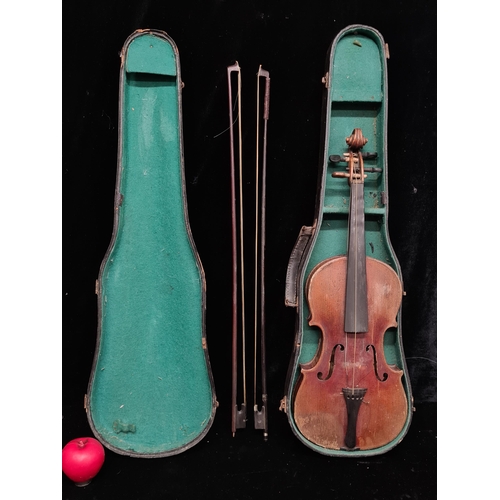 116 - Star Lot : An antique violin with 