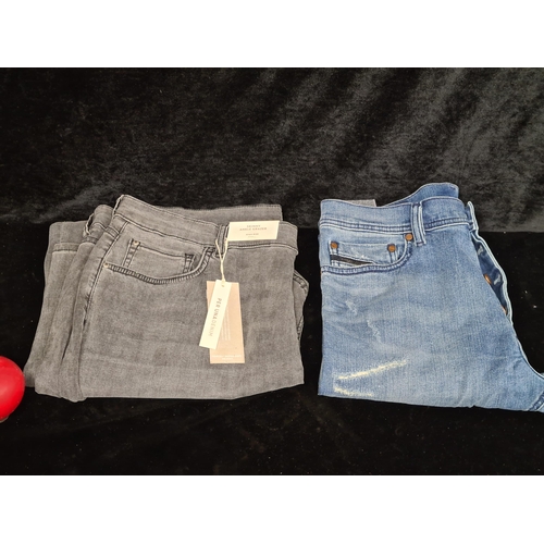 248 - Two pairs of brand new denim jeans. Includes a pair of Diesel designer Tepphar jeans size W29 L32 an... 