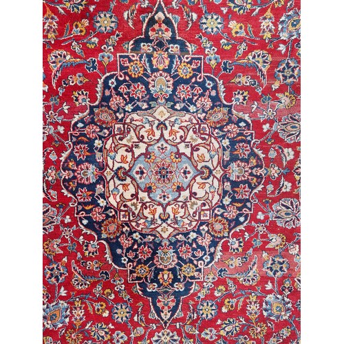 661 - Super Star Lot : A very large excellent quality hand knotted Persian  floor rug in an ornate geometr... 