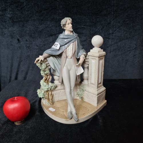 843 - A tall Lladro porcelain figure titled 