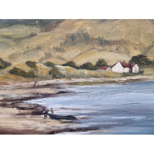 1033 - Star Lot: Irene Woods (Irish) An enchanting original Irene Woods (Irish) oil on canvas painting. Fea... 