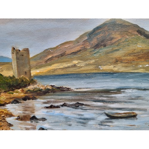 1039 - Star Lot: Irene Woods (Irish) A fine original Irene Woods (Irish) oil on board painting. Features a ... 