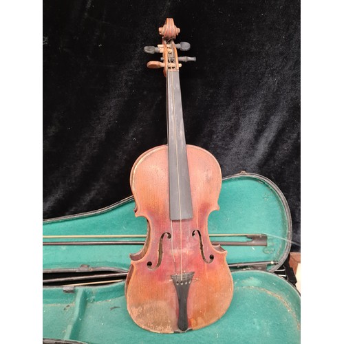 116 - Star Lot : An antique violin with 