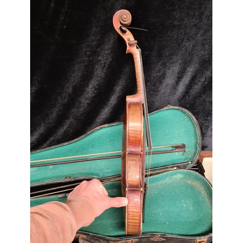 116 - Star Lot : An antique violin with 