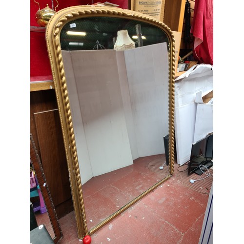 303 - Super star Lot : A magnificent Georgian Irish large wall hanging / free standing mirror. Housed in a... 