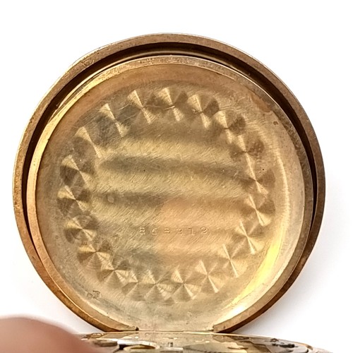 569 - An interesting example of a pocket watch by Porte & Markle Ltd. Winnipeg. The watch is marked gold f... 