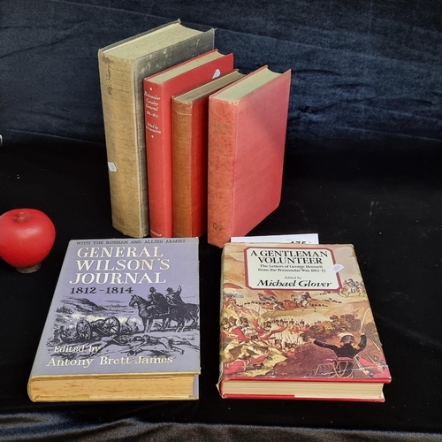 175 - Six interesting vintage Military books including 