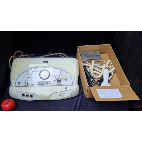 281 - A Larissa IB 6002 3 in 1 Microdermabrasion skin beauty device, Cold & Hot Hammer & Ultrasonic . RRP ... 