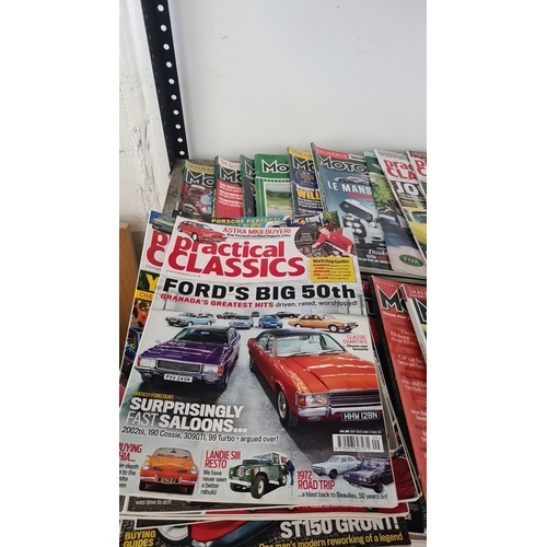 895 - Collection of Practical Classics and Motorsport Magazines. Various issues featuring vintage car revi... 