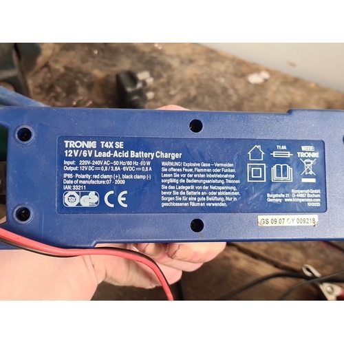 905 - Tronic T4X SE 12V/6V Lead-Acid Battery Charger. Model: 33211. Manufactured July 2009.