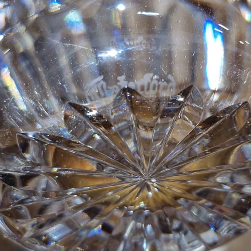 636 - Set of Six  Waterford Crystal patterned whiskey tumblers. In VGC.