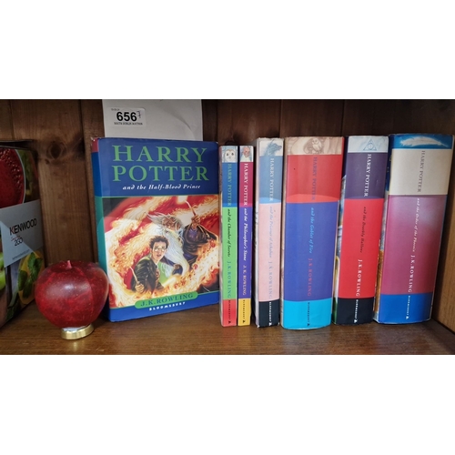 656 - Seven Harry Potter books by J.K. Rowling, published by Bloomsbury. Includes 
Order of the phoenix 1s... 