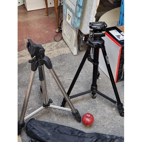 975 - Two quality photographers tripods including a Star 42 example.