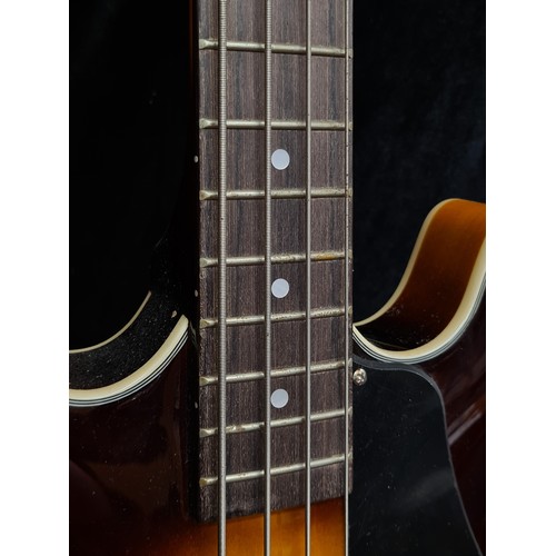 133 - Star Lot A superb ARIA Pro 2 Tab Classic Bass Sunburst Guitar. RRP: €455.00 on musicminds.ie serial ... 