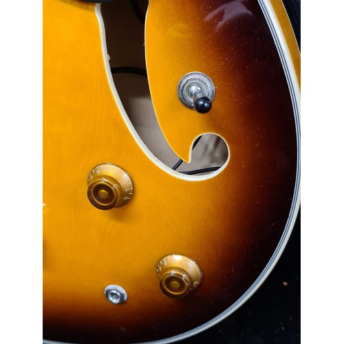 133 - Star Lot A superb ARIA Pro 2 Tab Classic Bass Sunburst Guitar. RRP: €455.00 on musicminds.ie serial ... 