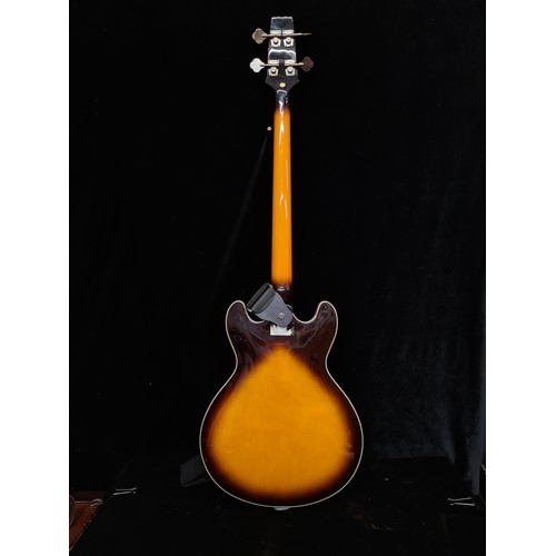 133 - Star Lot A superb ARIA Pro 2 Tab Classic Bass Sunburst Guitar. RRP: €455.00 on musicminds.ie serial ... 