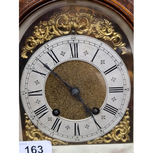 163 - Star Lot : A superb quality German Victorian 8 day black forest burr walnut bracket clock with fine ... 