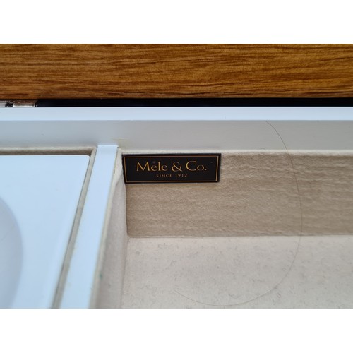 288 - A wooden Mele & Co jewellery box. Mele & Co are a quality name in jewellery boxes have been making d... 