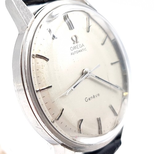 1 - Star Lot : An Omega Seamaster automatic wristwatch dial 36 mm set with patterned dial and sweep seco... 