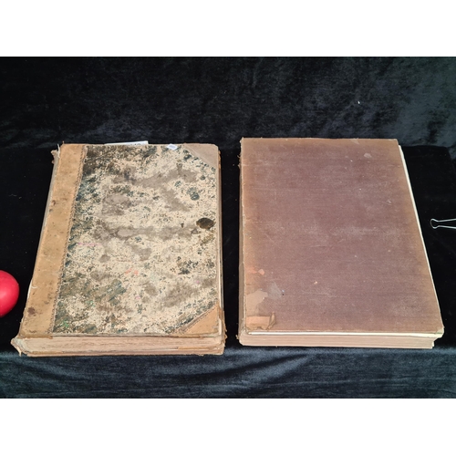 142 - Two antique hardback books of 