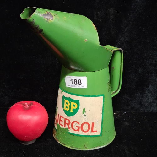 188 - A vintage BP oil can jug pourer. 