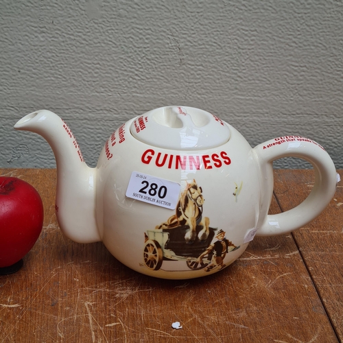 280 - A  Guinness' advertising teapot in very good condition.