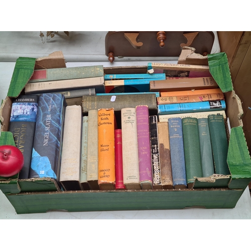 284 - A large box containing twenty nine vintage and antique books. Includes 'Eggs and Baker' by 'John Mas... 