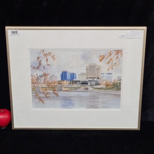 69 - Star Lot:  An original Martin Zimmer (1933 - 2024)  watercolour on paper painting titled 'At the For... 