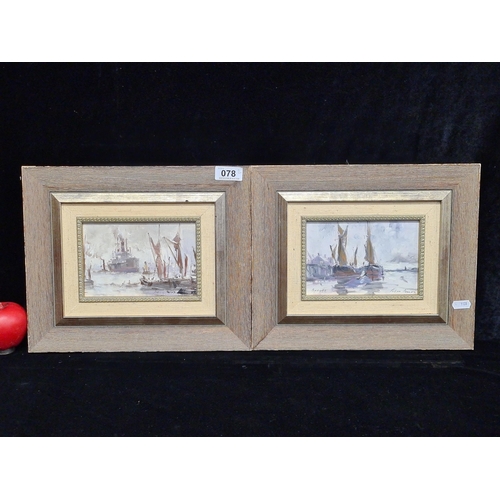 78 - Star lot: Peter Knox (English b.1942). A wonderful pair of original Peter Knox oil on board painting... 