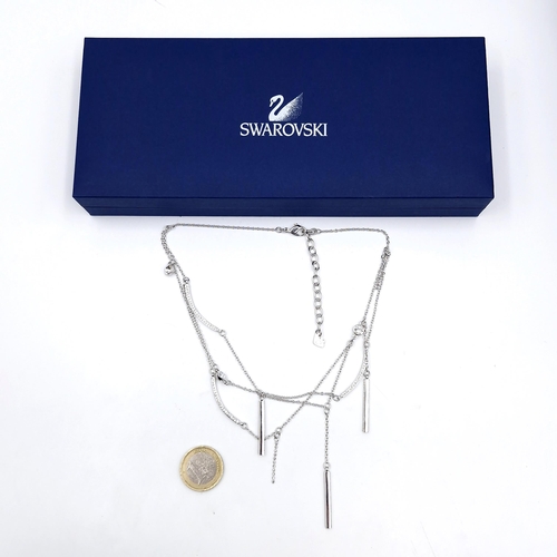 463 - A brand new gem set Swarovski necklace. Length - 46 cms. Weight - 16.4 grams. Comes with certificate... 