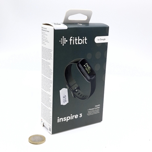 58 - An unopened Fitbit inpsire 3 health + fitness tracker.