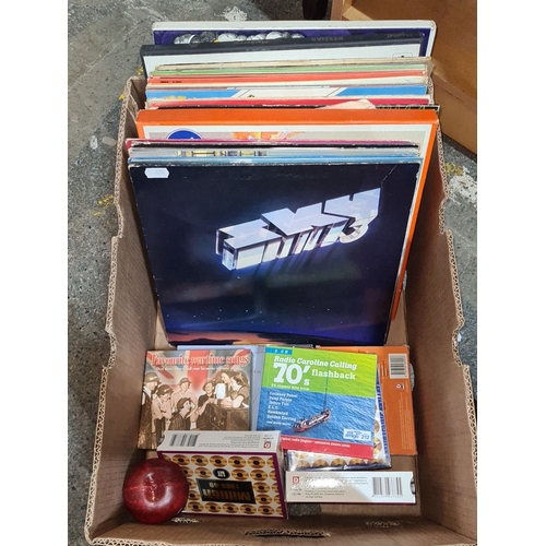 1029 - Collection of vinyl records and CDs including sky etc