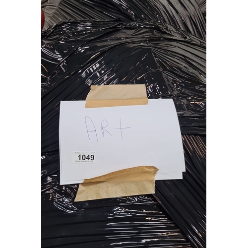 1049 - A mystery pallet of art including oils, watercolours and prints. Might find some gems also great if ... 