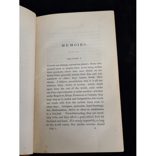 1092 - Four volumes of Diary Illustrative of the Times of George the Fourth, interspersed with Original Let... 