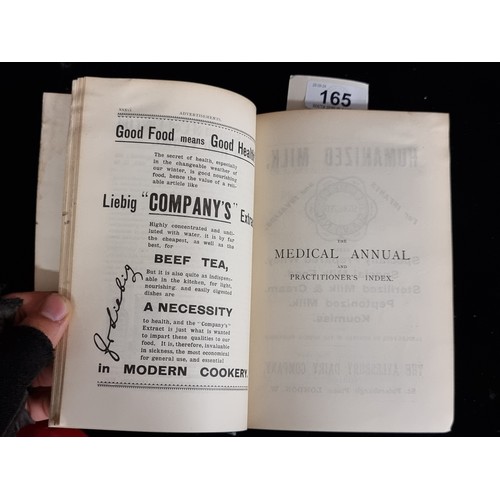 165 - A brilliant 1897 hardback book titled 'The Medical Annual and Practitioner's Index: A Work of Refere... 