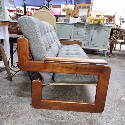 499 - Super Star Lot : A fabulous Grafton Everest  South Africa mid century modern  teak wood three seater... 