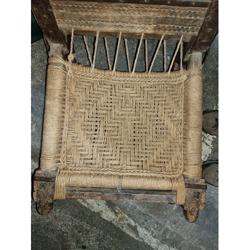 502 - Stat Lot : The chair was purchased from an exhibition of Tibetan furniture in new York. its from the... 