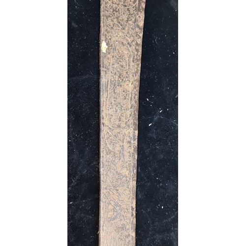 601 - Star Lot : A brilliant example of an early 19th, possibly late 18th century Nepalese Kora sword with... 