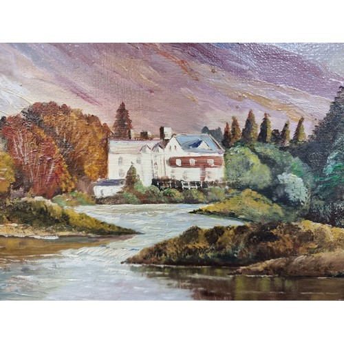 63 - Star Lot: James McDonald A wonderful large original 'James McDonald' oil on canvas painting titled '... 