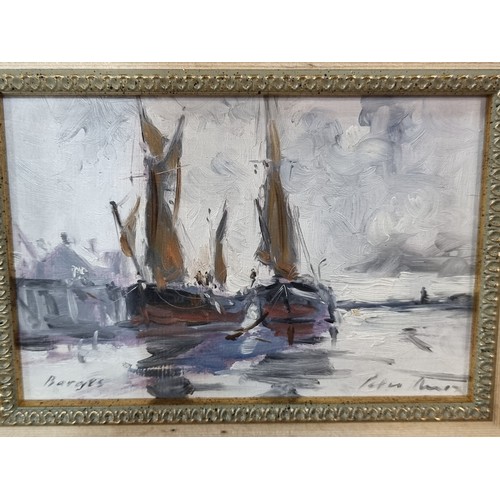 78 - Star lot: Peter Knox (English b.1942). A wonderful pair of original Peter Knox oil on board painting... 