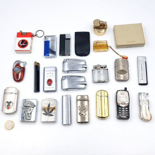 1001 - A great collection of vintage lighters and key chains. Some really fun examples.