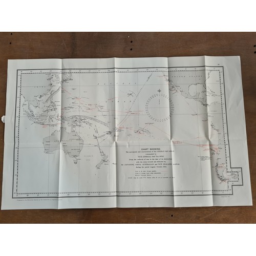 128 - An impressive large collection of 12 early 20th century maps and ship movement patterns including 