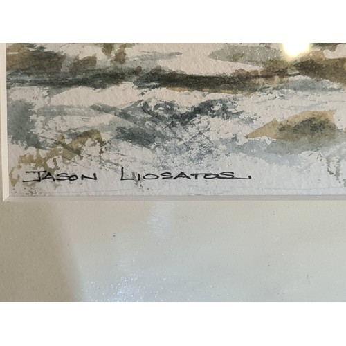 871 - Star Lot: Jason Liosatos (English) An original  Jason Liosatos (English) water colour on paper paint... 