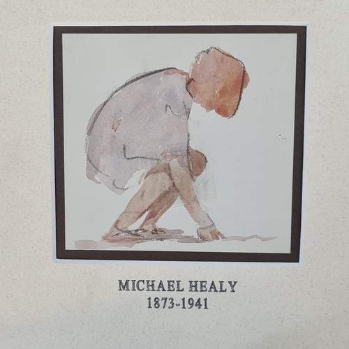 80 - Star lot: Michael Healy (Irish b.1873-d.1941). Two original 'Michael Healy (Irish b.1873-d.1941)' wa... 