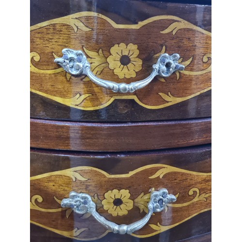 360 - Star Lot : A fabulous pair of French Wine tables featuring beautiful inlay to table surface as well ... 